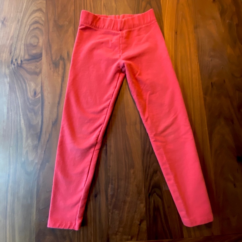 Mini Boden Cozy Leggings in Red